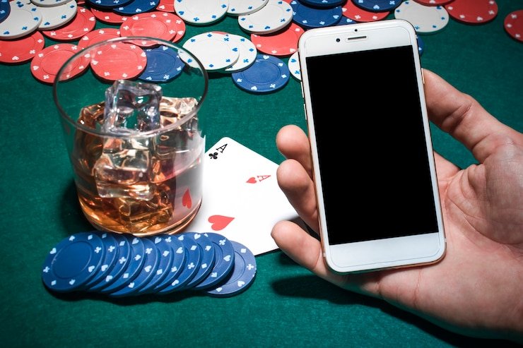 Antarmuka aplikasi sumbertoto menampilkan meja blackjack live dan opsi pembayaran DANA